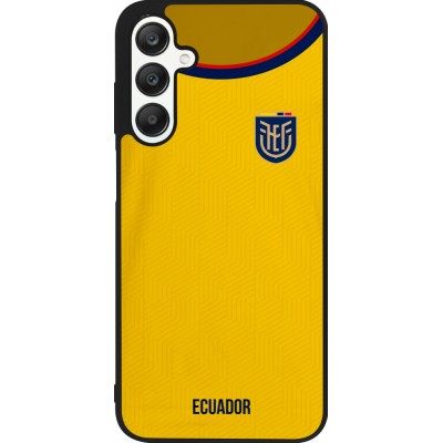 Samsung Galaxy A25 Case Hülle - Silikon schwarz Ecuador 2022 Fußballtrikot