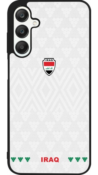 Samsung Galaxy A25 Case Hülle - Silikon schwarz Irak 2026 personalisierbares Fussballtrikot