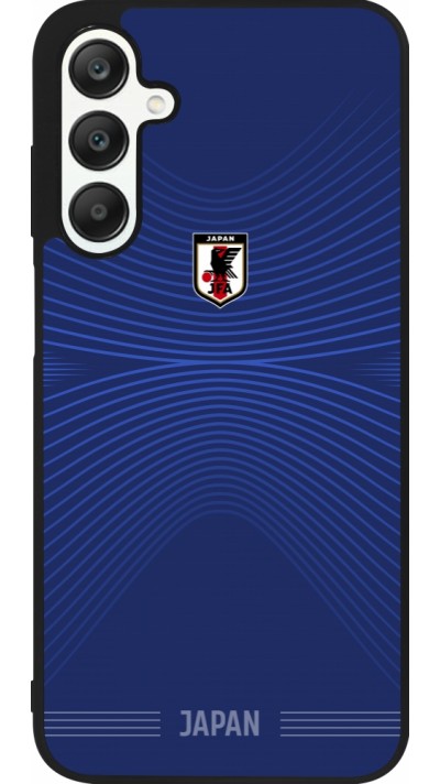 Samsung Galaxy A25 Case Hülle - Silikon schwarz Japan 2022 personalisierbares Fussballtrikot