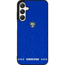 Samsung Galaxy A25 Case Hülle - Silikon schwarz Usbekistan 2026 personalisierbares Fussballtrikot