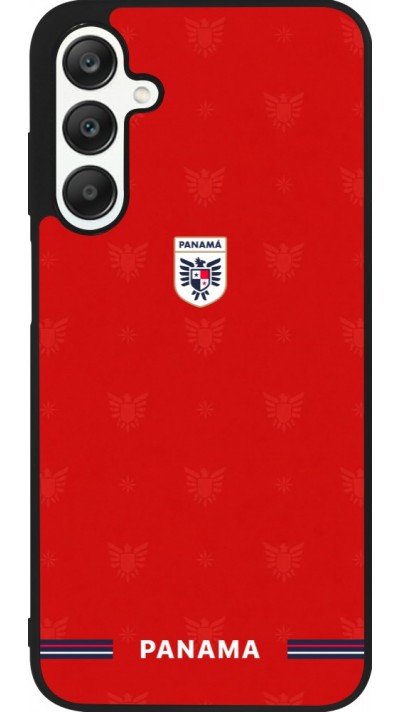 Samsung Galaxy A25 Case Hülle - Silikon schwarz Panama 2026 personalisierbares Fussballtrikot
