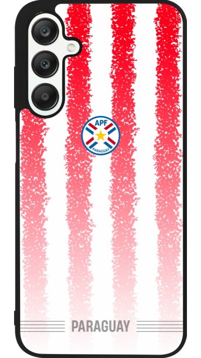 Samsung Galaxy A25 Case Hülle - Silikon schwarz Paraguay 2026 personalisierbares Fussballtrikot