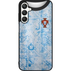 Samsung Galaxy A25 Case Hülle - Silikon schwarz Portugal Away personalisierbares Fussballtrikot