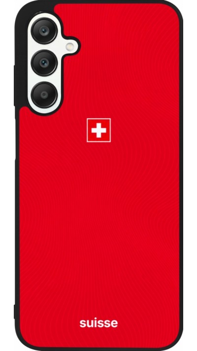 Samsung Galaxy A25 Case Hülle - Silikon schwarz Schweiz 2026 personalisierbares Fussballtrikot