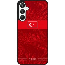 Samsung Galaxy A25 Case Hülle - Silikon schwarz Türkei 2026 personalisierbares Fussballtrikot