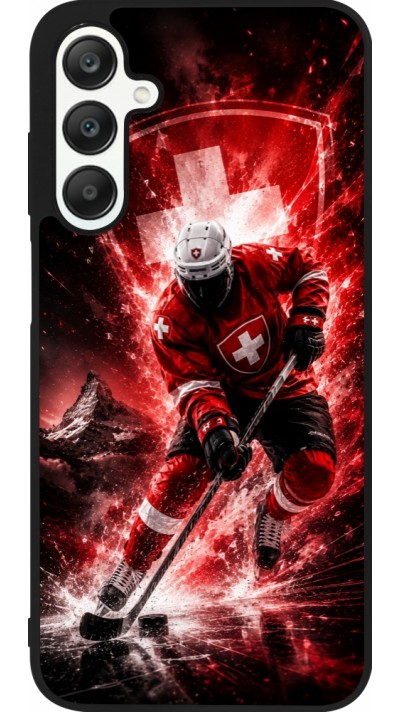 Samsung Galaxy A25 Case Hülle - Silikon schwarz Hockey World Championship Player