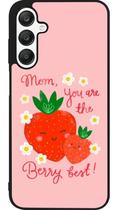 Samsung Galaxy A25 Case Hülle - Silikon schwarz Mom 2026 Berry best