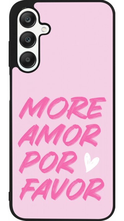 Coque Samsung Galaxy A25 - Silicone rigide noir More amor porfavor