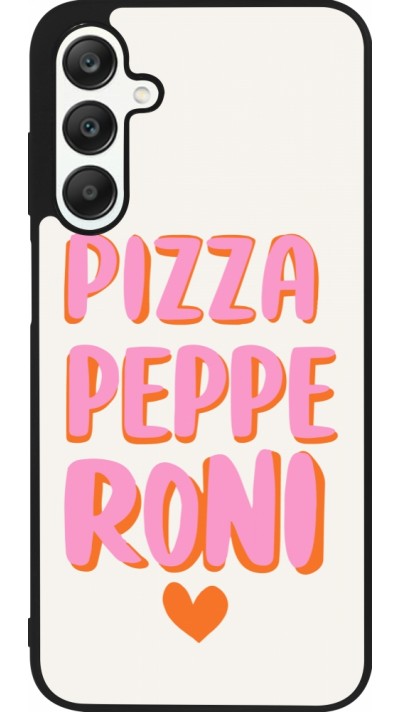 Samsung Galaxy A25 Case Hülle - Silikon schwarz Pizza pepperoni 2026