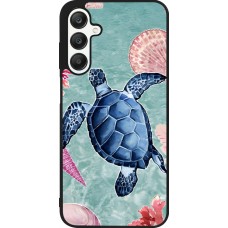 Samsung Galaxy A25 Case Hülle - Silikon schwarz Preppy Turtle