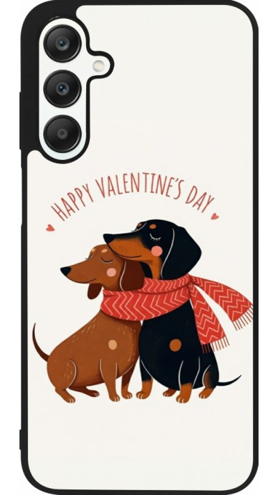 Samsung Galaxy A25 Case Hülle - Silikon schwarz Saint Valentines Day 26 Happy Valentine