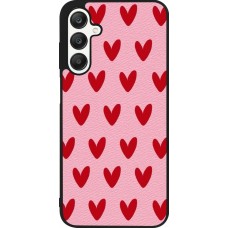 Samsung Galaxy A25 Case Hülle - Silikon schwarz Saint Valentines Day 26 Pattern heart