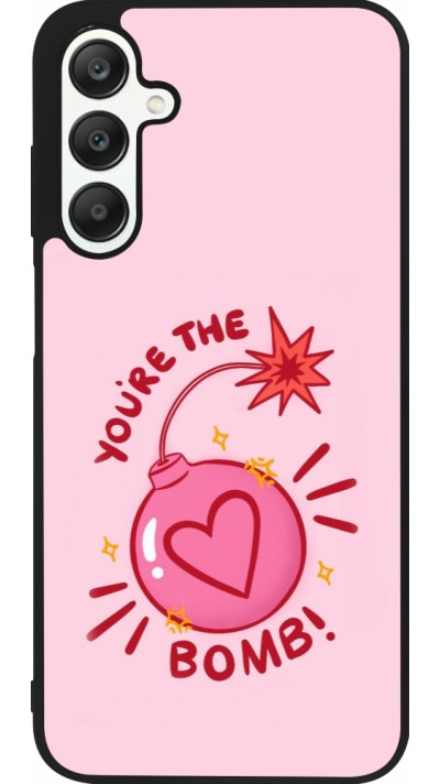 Samsung Galaxy A25 Case Hülle - Silikon schwarz Saint Valentines Day 26 You are the bomb