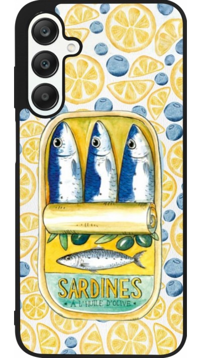 Samsung Galaxy A25 Case Hülle - Silikon schwarz Sardines in oil 2026