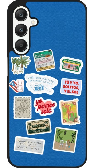 Samsung Galaxy A25 Case Hülle - Silikon schwarz Seals of the Dominican Republic DTMF