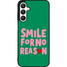 Samsung Galaxy A25 Case Hülle - Silikon schwarz Smile for no reason 2026