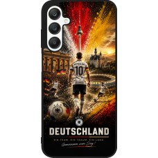 Samsung Galaxy A25 Case Hülle - Silikon schwarz Fussball Deutschland splash 2026