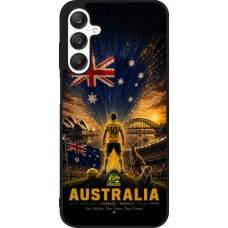 Samsung Galaxy A25 Case Hülle - Silikon schwarz Fussball Australien splash 2026