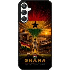 Samsung Galaxy A25 Case Hülle - Silikon schwarz Fussball Ghana splash 2026
