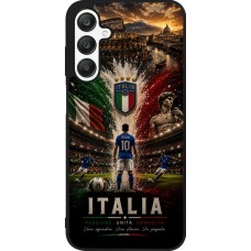 Samsung Galaxy A25 Case Hülle - Silikon schwarz Fussball Italien splash 2026