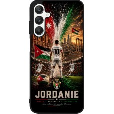 Samsung Galaxy A25 Case Hülle - Silikon schwarz Fussball Jordanien splash 2026