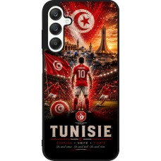 Samsung Galaxy A25 Case Hülle - Silikon schwarz Fussball Tunesien splash 2026