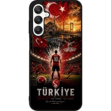 Samsung Galaxy A25 Case Hülle - Silikon schwarz Fussball Türkei splash 2026