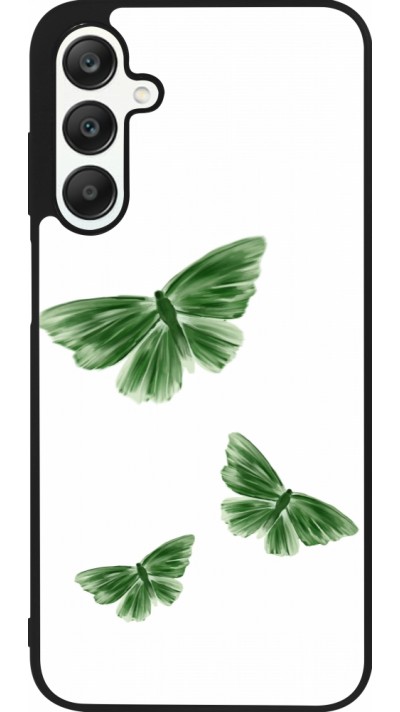 Samsung Galaxy A25 Case Hülle - Silikon schwarz Butterflies 2026