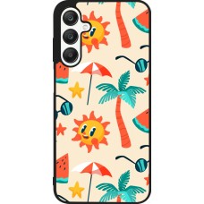 Samsung Galaxy A25 Case Hülle - Silikon schwarz Summer 2025 Pattern soleil