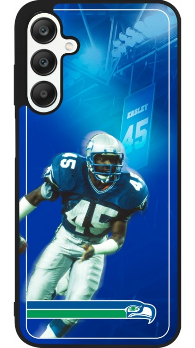 Samsung Galaxy A25 Case Hülle - Silikon schwarz Super Bowl 26 Seattle 1