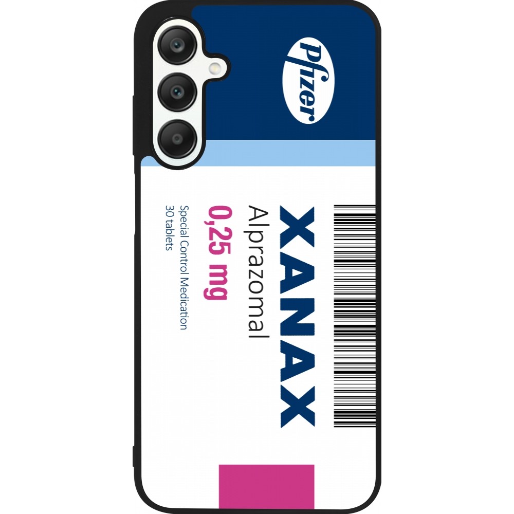 Samsung Galaxy A25 Case Hülle - Silikon schwarz Xanax Alprazolam 2025