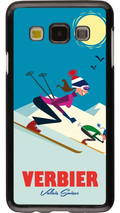 Samsung Galaxy A3 (2015) Case Hülle - Verbier Ski Downhill