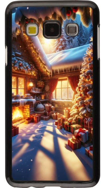 Samsung Galaxy A3 (2015) Case Hülle - Weihnachten Chalet Feerie