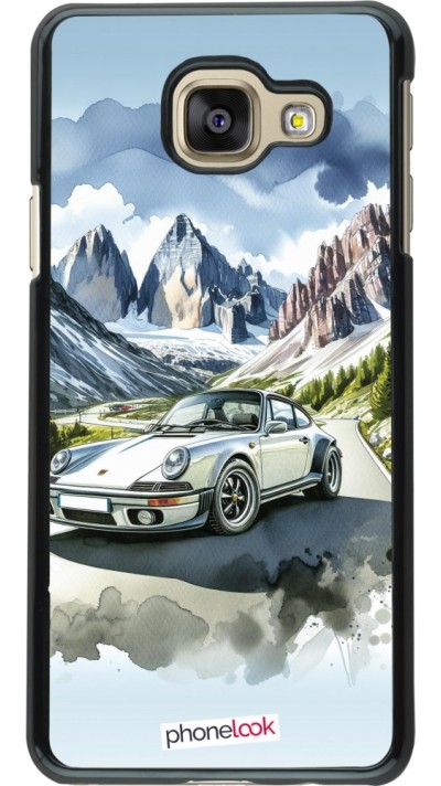 Samsung Galaxy A3 (2016) Case Hülle - Porsche 911 Berg Aquarell