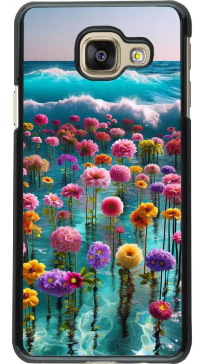 Samsung Galaxy A3 (2016) Case Hülle - Blumenmeer Wellen