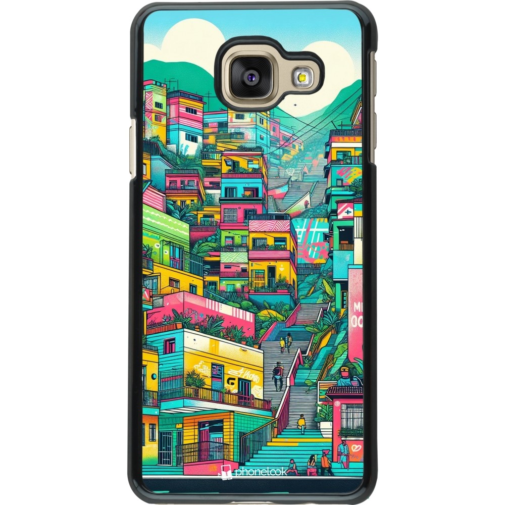 Samsung Galaxy A3 (2016) Case Hülle - Medellin Comuna 13 Kunst