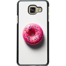 Samsung Galaxy A3 (2016) Case Hülle - Weisser Hintergrund, pinker Donut