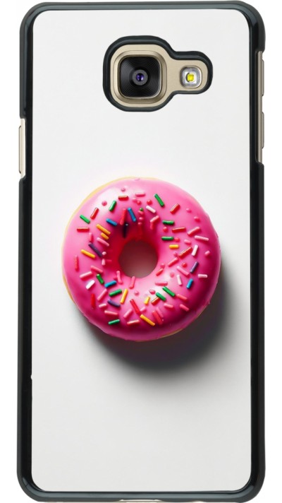 Samsung Galaxy A3 (2016) Case Hülle - Weisser Hintergrund, pinker Donut