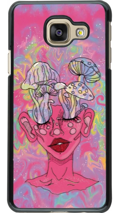 Samsung Galaxy A3 (2016) Case Hülle - Psychedelic pink mushroom