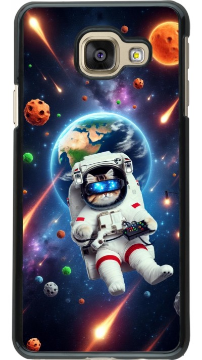 Samsung Galaxy A3 (2016) Case Hülle - VR SpaceCat Odyssee