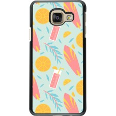 Samsung Galaxy A3 (2016) Case Hülle - Summer 2025 Pattern citron