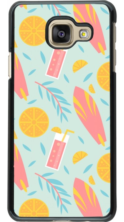 Samsung Galaxy A3 (2016) Case Hülle - Summer 2025 Pattern citron