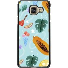 Samsung Galaxy A3 (2016) Case Hülle - Summer 2025 Pattern papaya