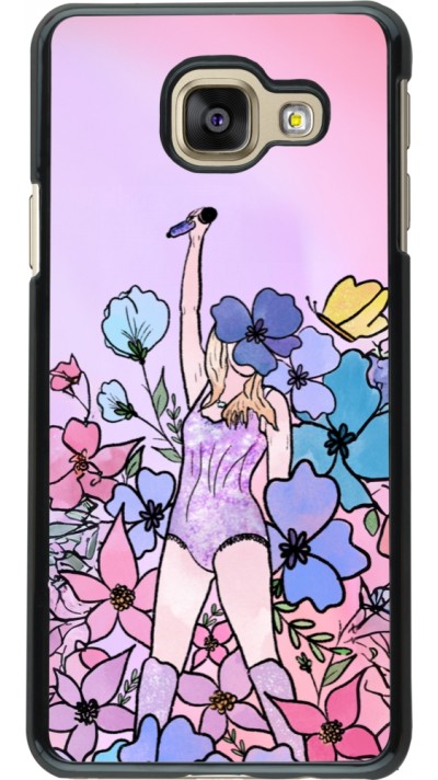 Samsung Galaxy A3 (2016) Case Hülle - Taylor Swift Sketch - Pink