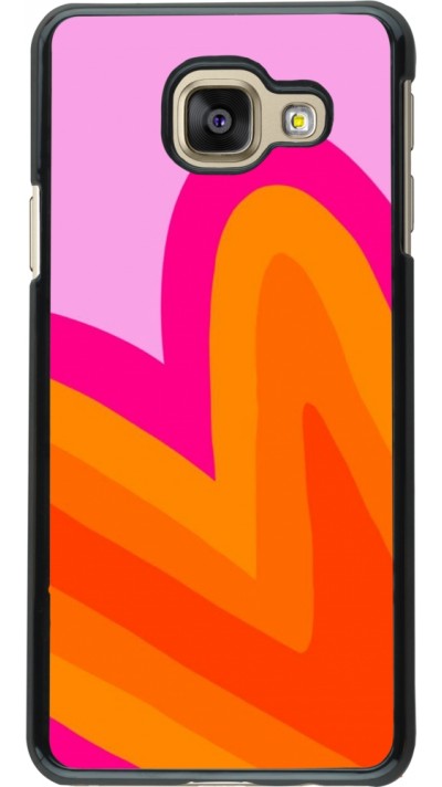 Samsung Galaxy A3 (2016) Case Hülle - Valentine 2024 heart gradient