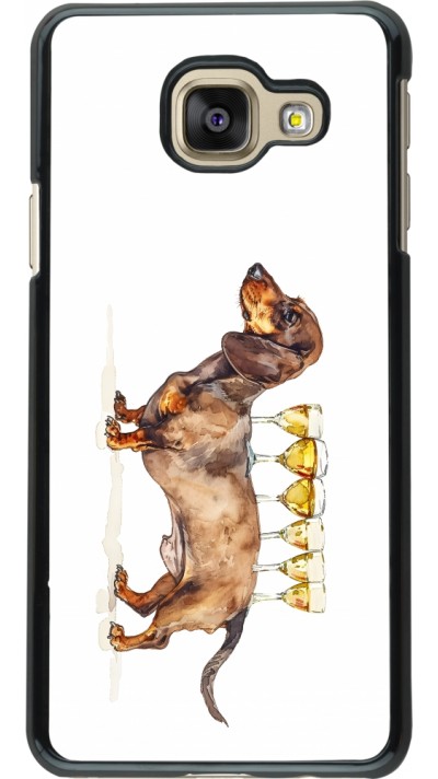 Samsung Galaxy A3 (2016) Case Hülle - Wine Teckel