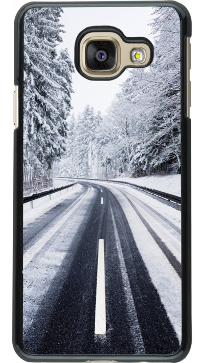 Samsung Galaxy A3 (2016) Case Hülle - Winter 22 Snowy Road