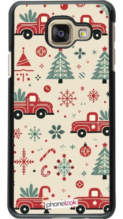 Samsung Galaxy A3 (2016) Case Hülle - Weihnachten 2024 Lkw Tanne