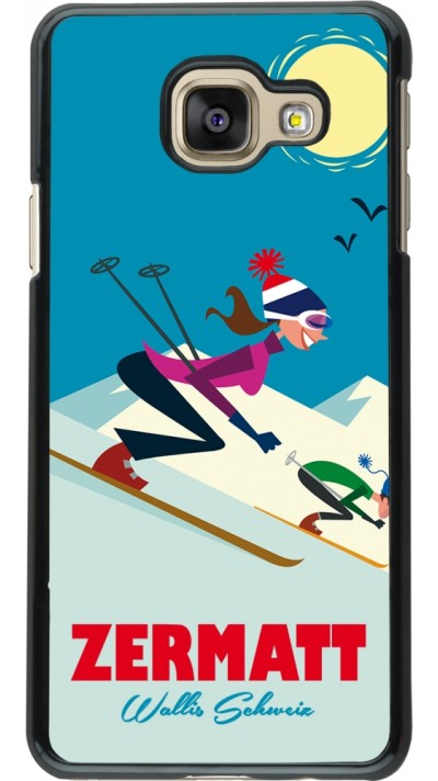 Samsung Galaxy A3 (2016) Case Hülle - Zermatt Ski Downhill