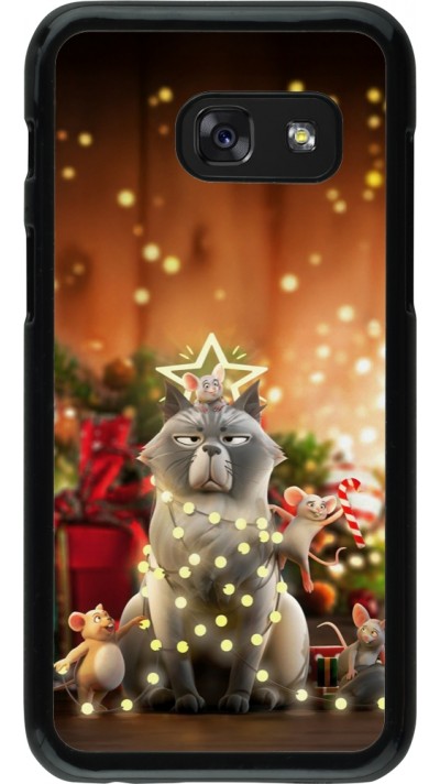 Samsung Galaxy A3 (2017) Case Hülle - Christmas 25 Xmas Cat